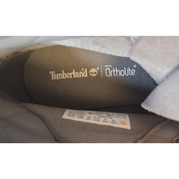 Timberland dausette gray leather high top womens shoes sneakers boots Size 10 - Picture 9 of 9